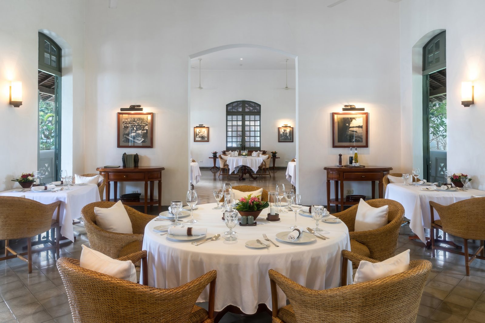 Representative restaurant dining room